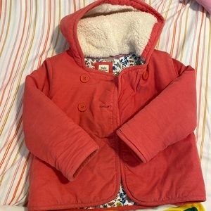 Baby Boden size 2-3T pink corduroy coat